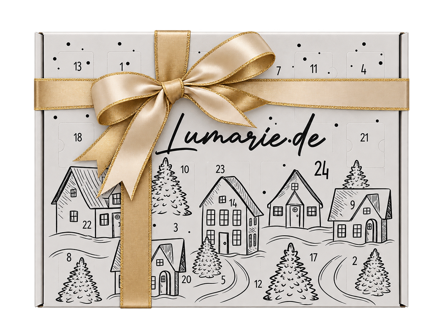 Lumarie Adventskalender mit 24 Dufthölzern aus Buchenholz