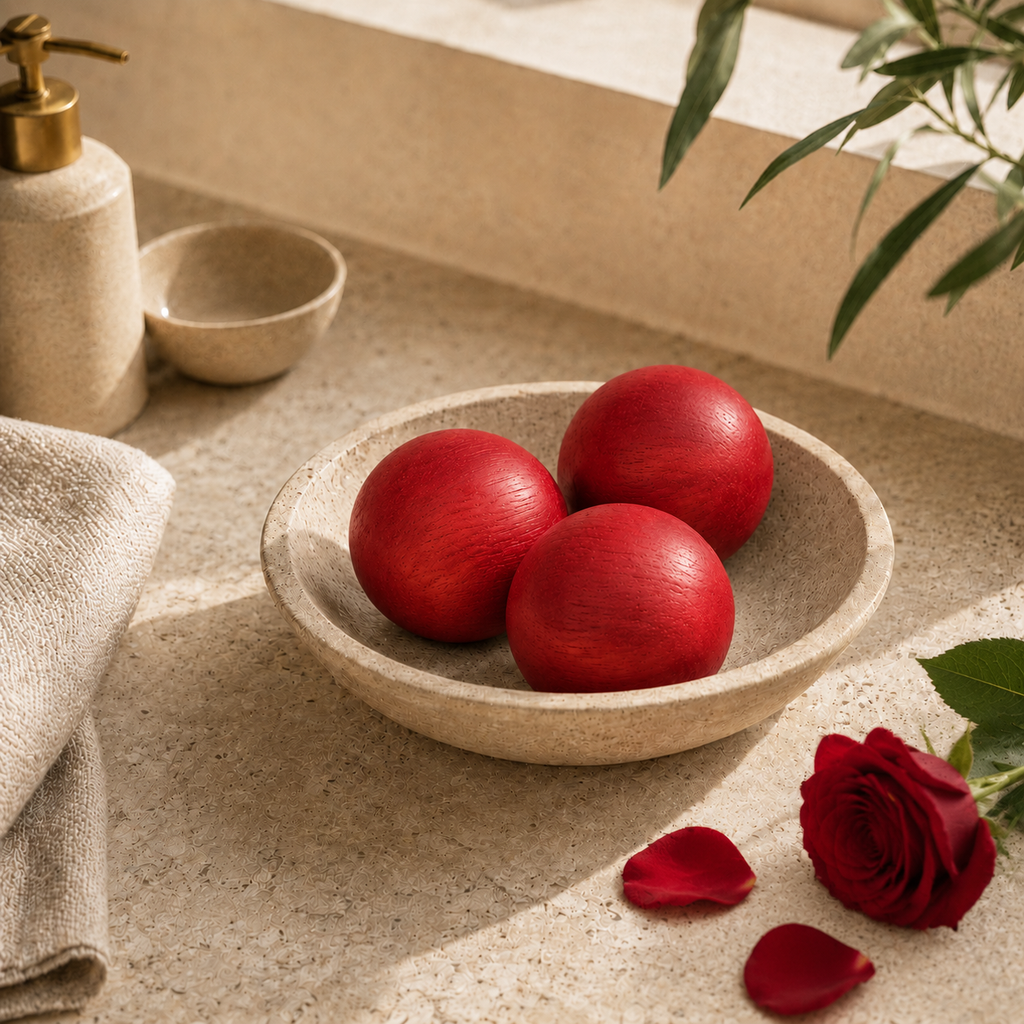 Baccara Rose Duftholz von Lumarie – mit Wasser wieder auffrischbar