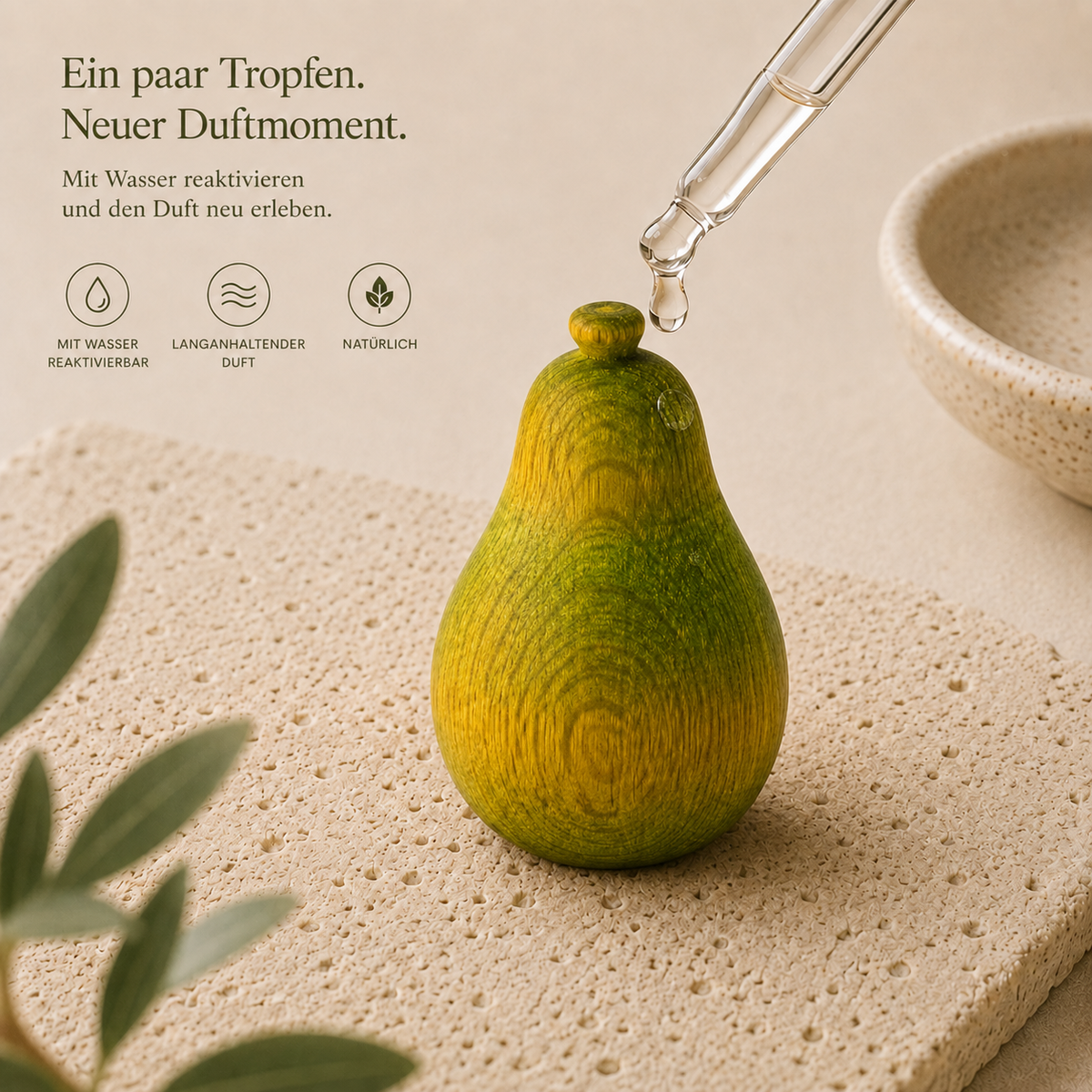 Birne Duftholz – Raumduft für Küche, Esszimmer und Schlafzimmer