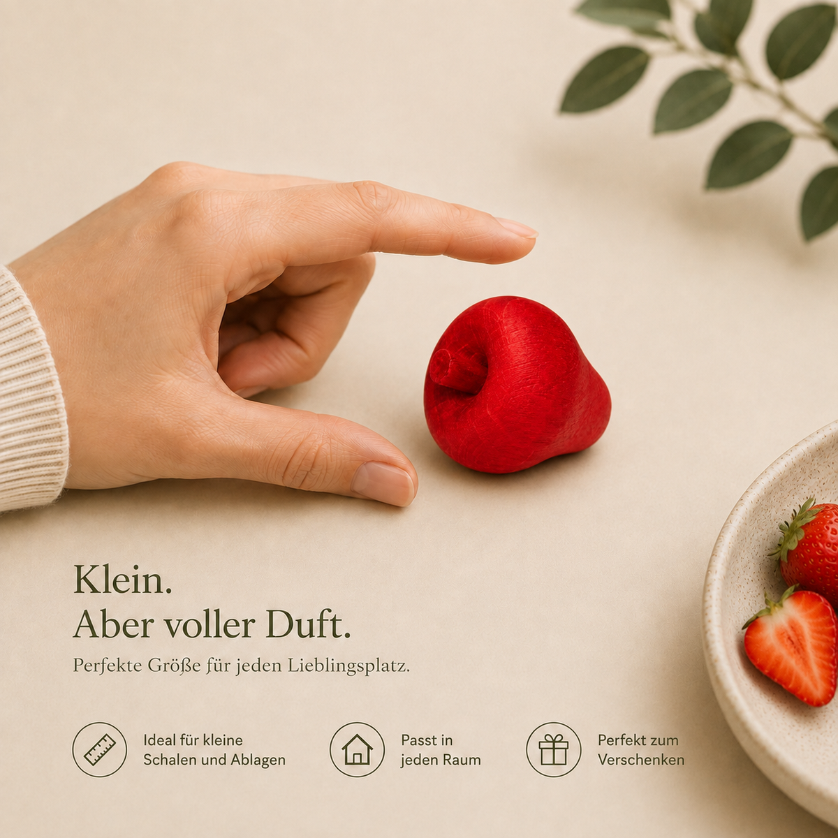 Erdbeere Duftholz von Lumarie – Duftwelt Fruchtig & Süß