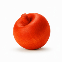 Orange Duftholz aus Buchenholz