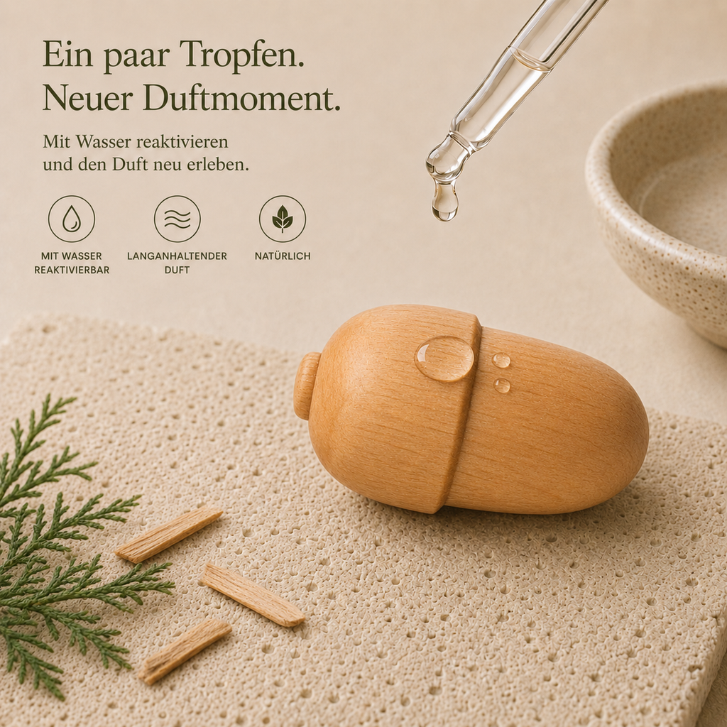 Zeder Duftholz – Raumduft für Arbeitsplatz, Wohnzimmer und Flur