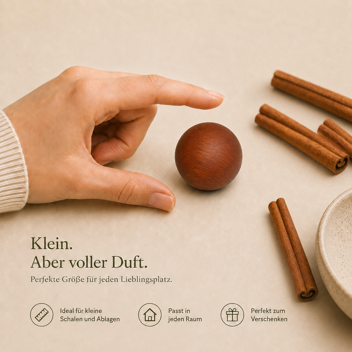 Zimt Duftholz von Lumarie – Duftwelt Holzig & Warm